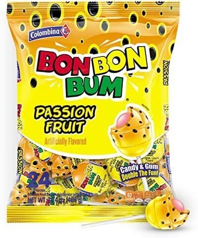 Bon Bon Bum de maracuya 24 Unid. Lutscher Bon Bon Bum 24 St. Bon Bon Bum de maracuya 24 Unid. Lutscher Bon Bon Bum 24 St.