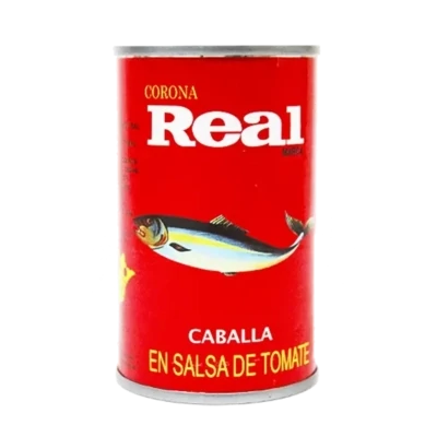 Sardina Caballa en salsa de tomate 156g
Fischfilete in Tomatensoße 156g Real