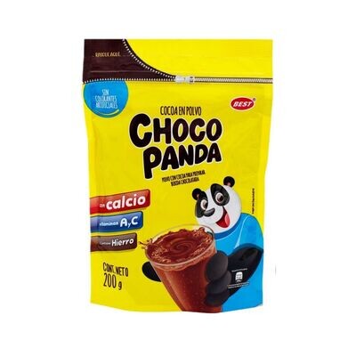 Choco Panda Cocoa en Polvo 200g
Kakoa aus Dom.rep. 200g