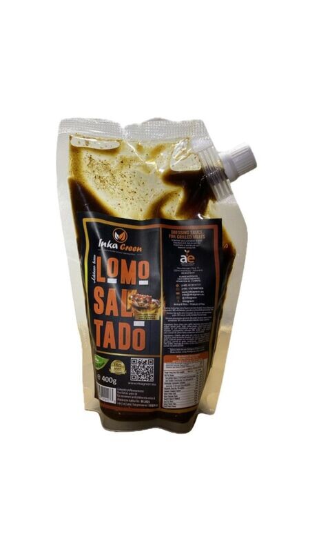Aderezo Lomo Saltado 400g g. Würzmischung für Lomo Saltado 400g. Aderezo Lomo Saltado 400g g. Würzmischung für Lomo Saltado 400g.