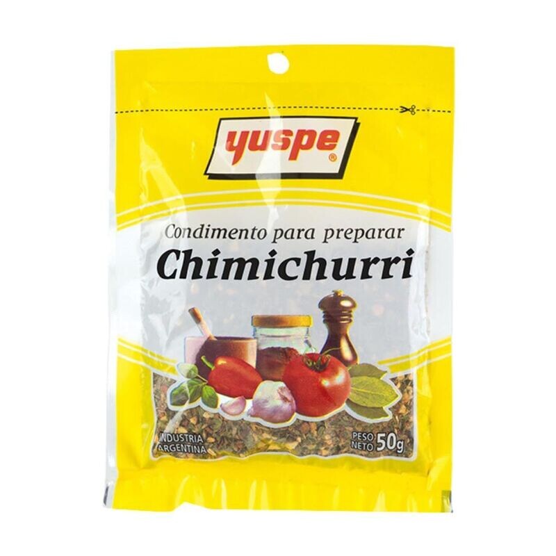 Condimento para Chimichurri 50g Gewürzmischung für Chimichurri 50g YUSPE Condimento para Chimichurri 50g Gewürzmischung für Chimichurri 50g YUSPE