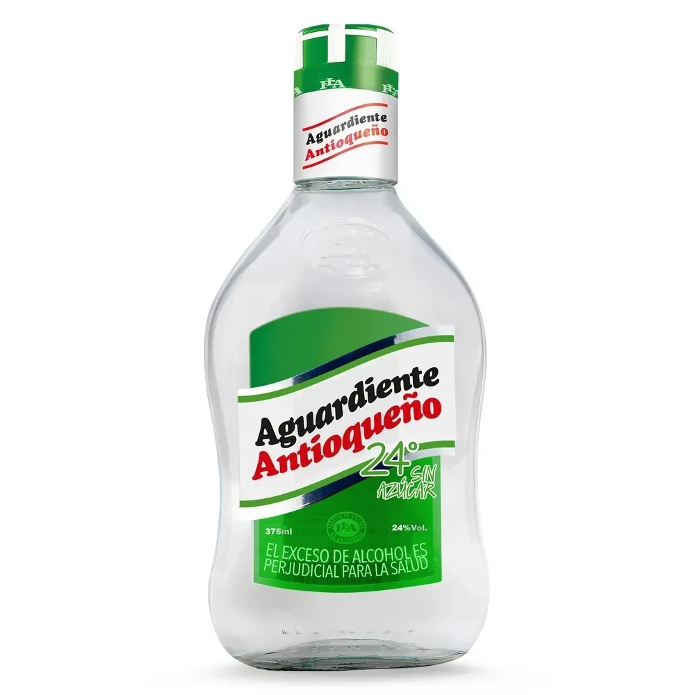 Aguardiente ANTIOQUEÑO tapa verde 700ml 28%. Spirituose mit Anisgeschmack  700ml 28%.