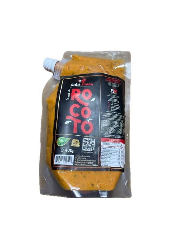 Crema de Rocoto 400g . Chilicreme aus Rocotochili 400g. inka green Crema de Rocoto 400g . Chilicreme aus Rocotochili 400g. inka green