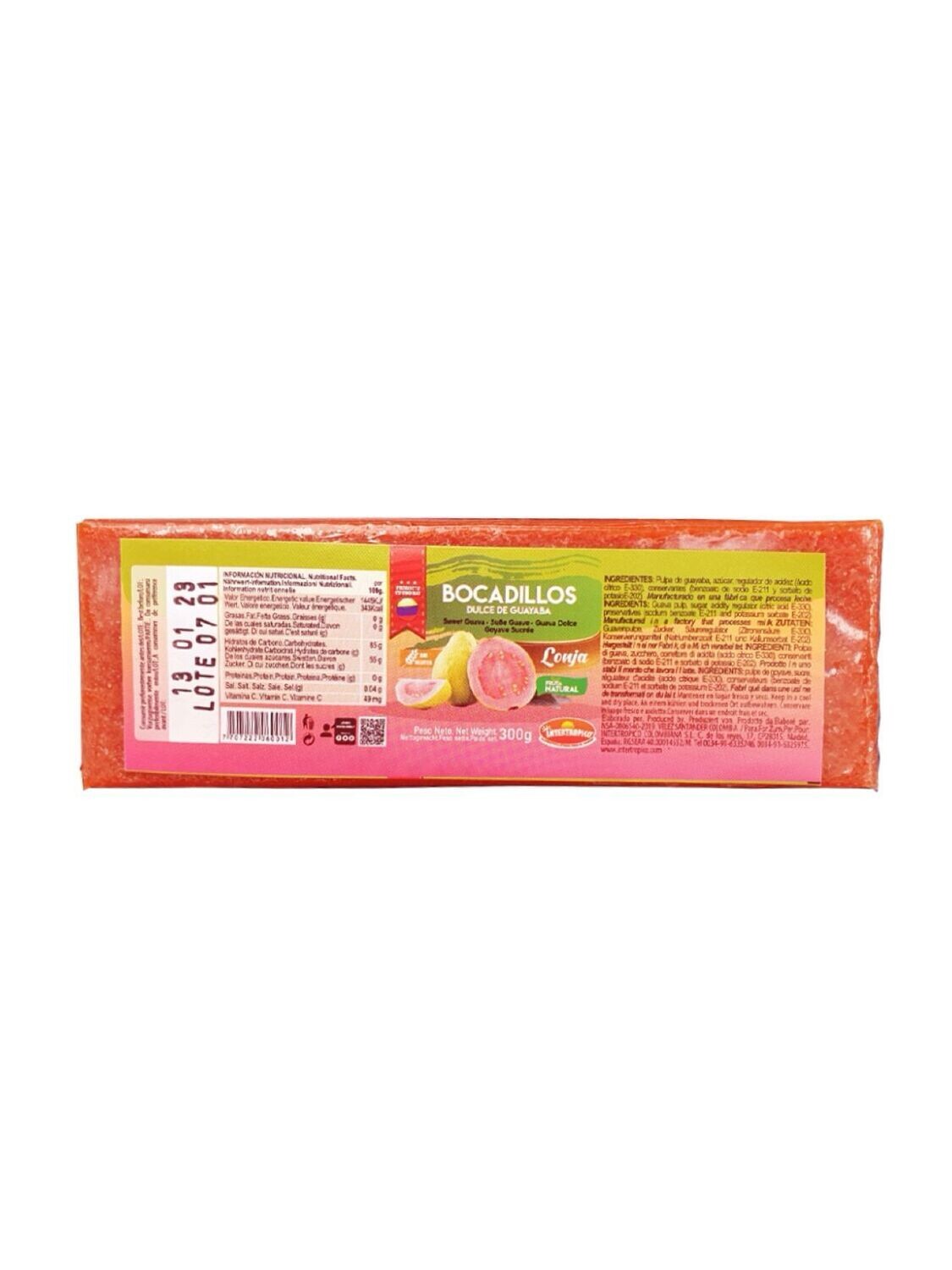 Bocadillo de guayaba  300g Lonja Guavenpasten bonbons k 300 g