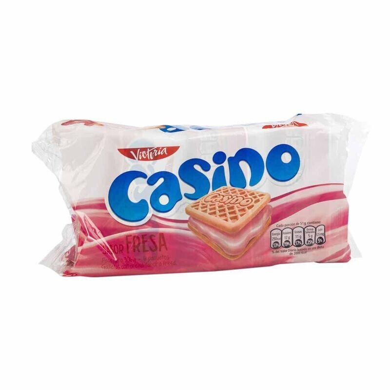 Paquete de 6 Unid. Galletas Casino FRESA 43 6 Pack Keks aus Peru Paquete de 6 Unid. Galletas Casino FRESA 43 6 Pack Keks aus Peru