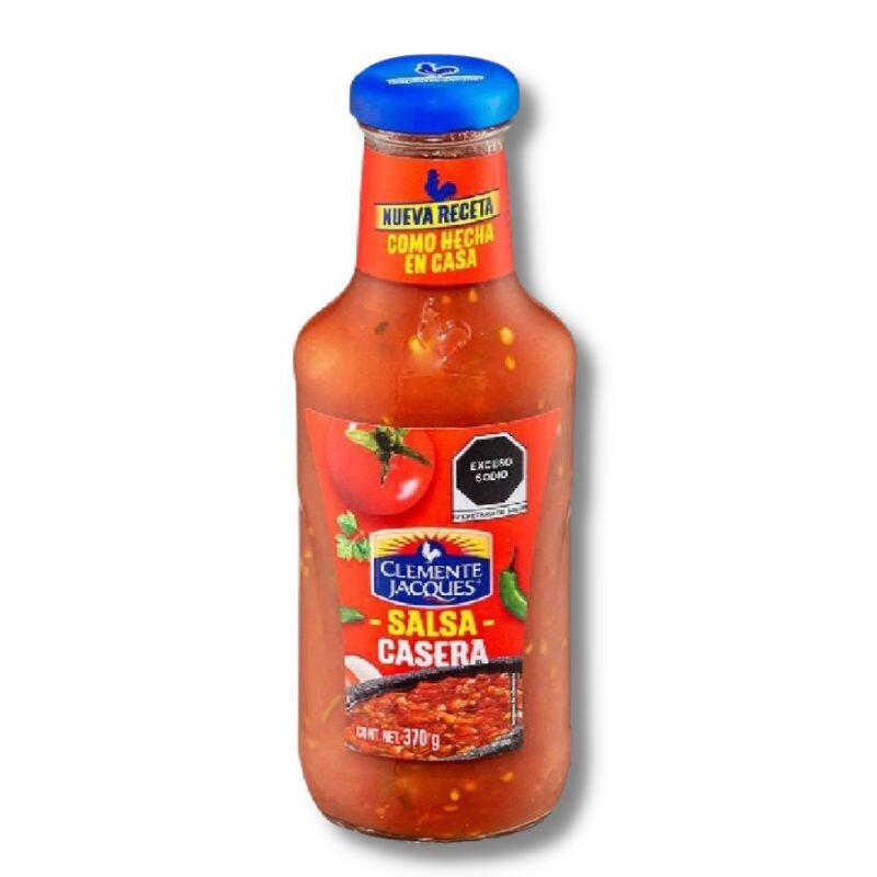 Salsa Casera 370 g
Rote Chilisoße 370g CLEMENTE JACQUES Salsa Casera 370 g
Rote Chilisoße 370g CLEMENTE JACQUES