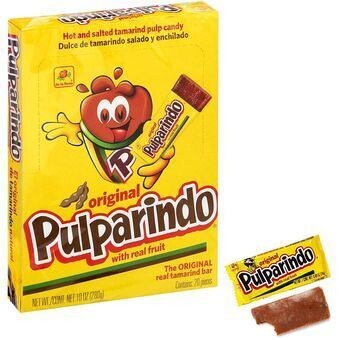 Pulparindos Clasicos caja por 20unid Süßigkeit aus Mexiko mit Tamarinde Kiste mit 20 Stück Pulparindos Clasicos caja por 20unid Süßigkeit aus Mexiko mit Tamarinde Kiste mit 20 Stück