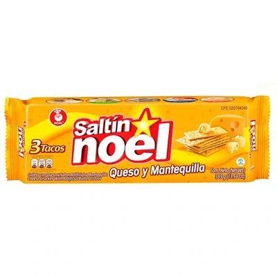 SALTIN NOEL Queso 385g
Salzcracker mit Käse aus Kolumbien 385g