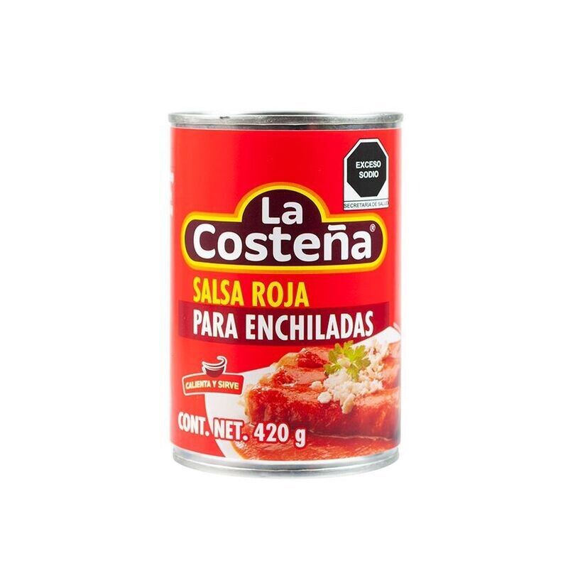 Salsa Roja para enchiladas 420g
Rote Soße für Enchiladas 420g La Costeña Salsa Roja para enchiladas 420g
Rote Soße für Enchiladas 420g La Costeña