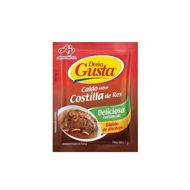 Sazonador DOÑA GUSTA Costilla 7g.
Würze für Rippchenh Sazonador DOÑA GUSTA Costilla 7g.
Würze für Rippchenh