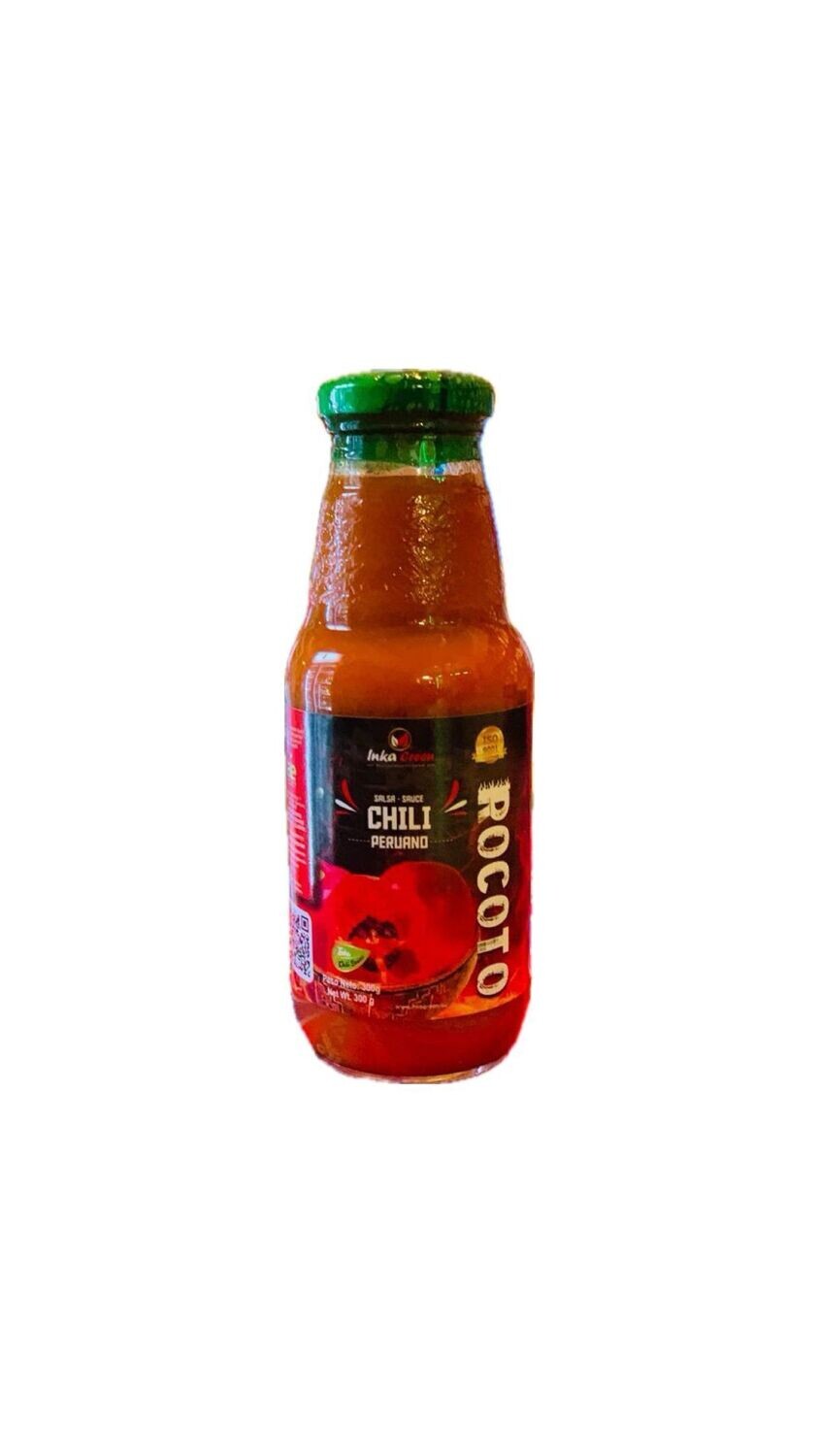 Salsa de Rocoto 300 g. Salsa aus Rocotochili 300g. Inka Green