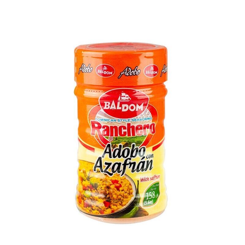 BALDOM Sazón Ranchero con Azafran 158g Würzsalz mit Safran BALDOM Sazón Ranchero con Azafran 158g Würzsalz mit Safran