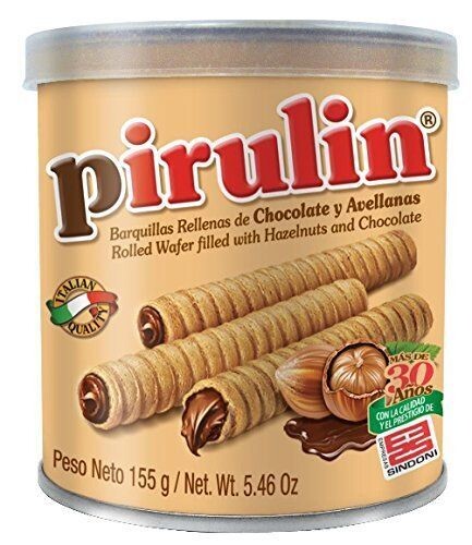 Pirulin Chocolate Lata Schokolade Pirulin Waffeln, Dose 155g Pirulin Chocolate Lata Schokolade Pirulin Waffeln, Dose 155g