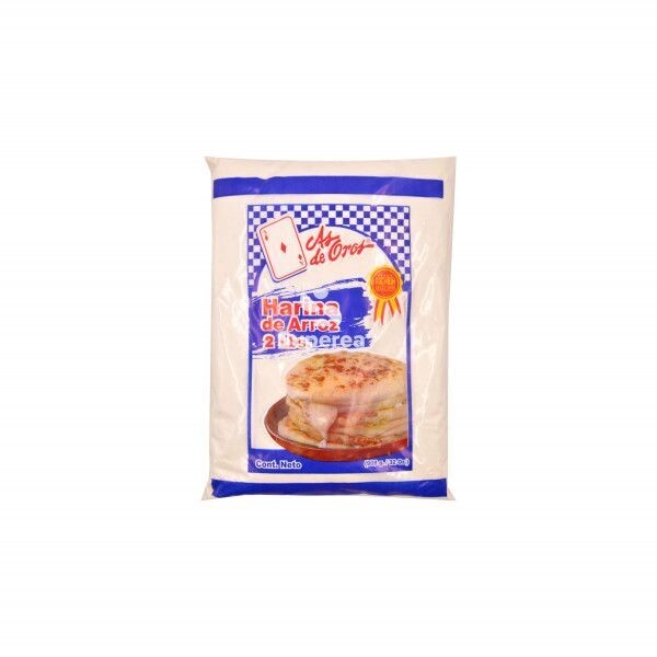 Harina de Arroz As de Oros Bolsa 2Lb