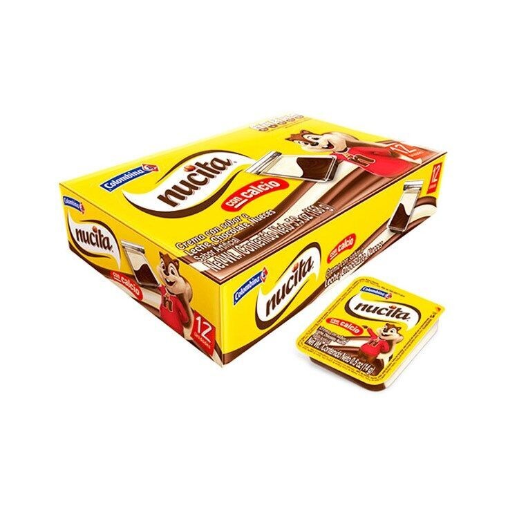 Nucita Crema De Leche Y Chocolate - Caja X 12 Und