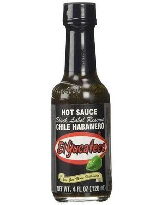 Salsa El Yucateco Negra Chile Habanero - 120ml Hot Sauce