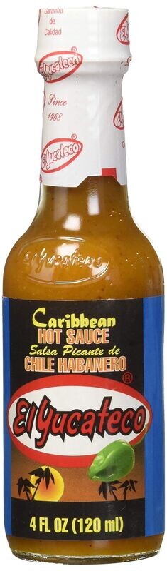 El Yucateco Caribbean Kutbil Hot Sauce mit Habanero Chilli 120ml -ik