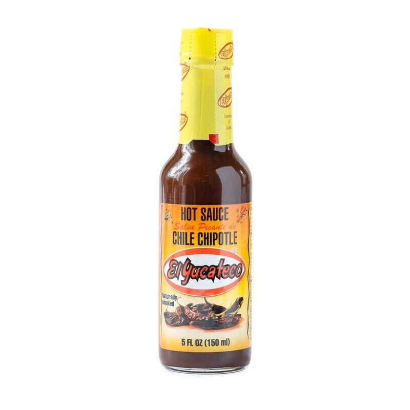 El yucateco Chipotle Chili-Sauce, Flasche 150ml - Salsa Picante Chile Chipotle El yucateco Chipotle Chili-Sauce, Flasche 150ml - Salsa Picante Chile Chipotle