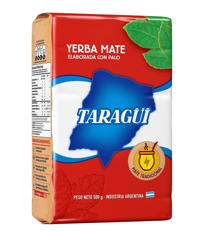 Yerba Mate con Palo, 500 g Taragui Aus Argentina