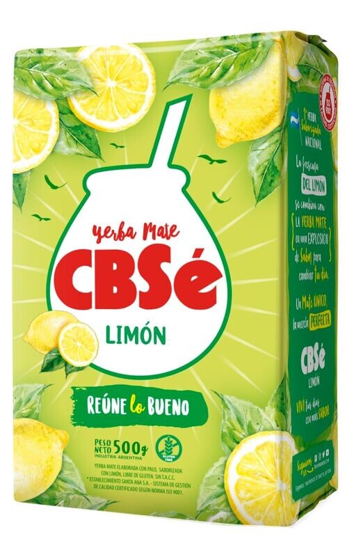 CBSe Mate Limon 500g.
Mate-Tee mit Lemon  500g