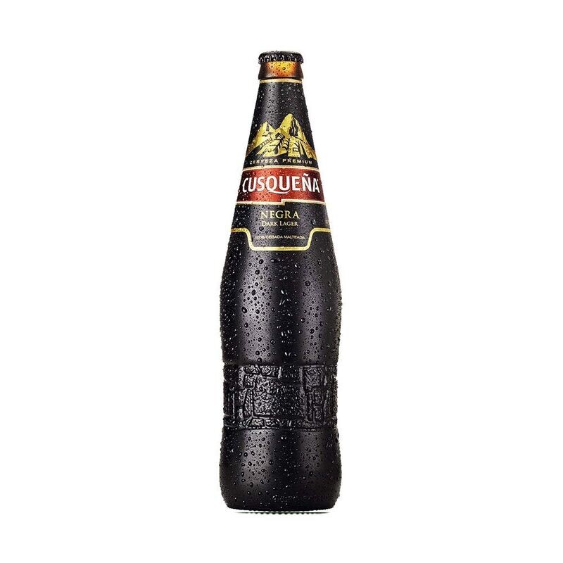 Cerveza CUSQUEÑA NEGRA 5,6%  330ml. CUSQUEÑA Peruanisches Bier Dunkel 5,6% 330ml.