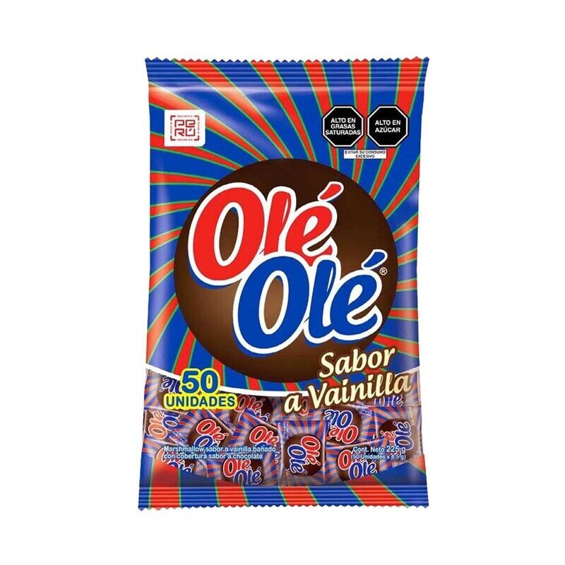 Marshmallow Ole Ole 50 Unidades 225g