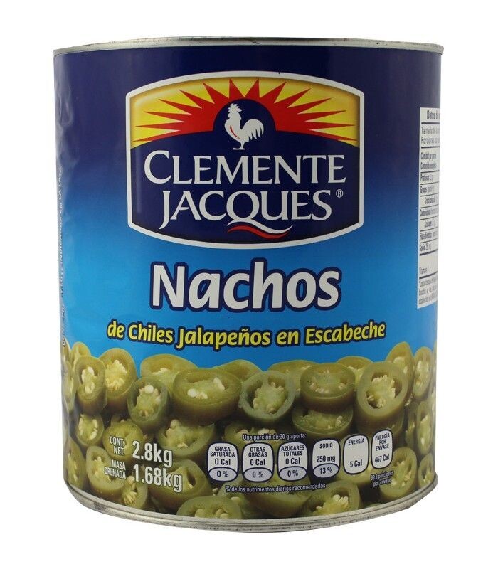 Chile jalapeños nachos Clemente Jacques 220g Chile jalapeños nachos Clemente Jacques 220g