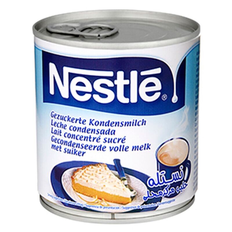 Leche condensada Nestlé 397g. Gezuckerte Kondesmilch Nestlé 397g. Leche condensada Nestlé 397g. Gezuckerte Kondesmilch Nestlé 397g.
