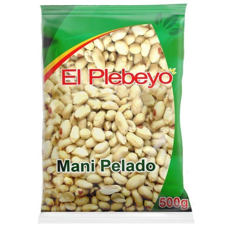 Mani Pelado 500g Erdnuss geschält 500g El plebeyo oferta venc 05/08/25 Mani Pelado 500g Erdnuss geschält 500g El plebeyo oferta venc 05/08/25