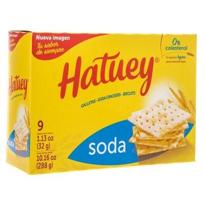 GALLETAS DE SODA HATUEY 9 unidades Aus Rep. Domin