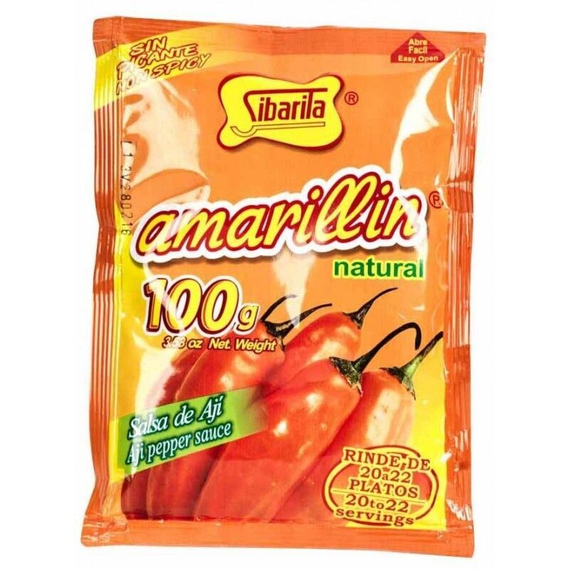 Amarillin sin picante SIBARITA 100g. Würzmischung gelber Chili nicht scharf 100g.
