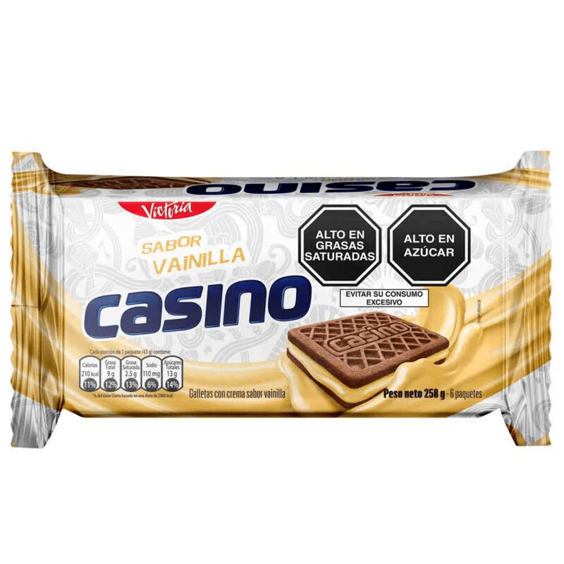 Paquete de 6 unid. Galletas Casino vainilla 6 Pack Keks Vanille aus Peru Paquete de 6 unid. Galletas Casino vainilla 6 Pack Keks Vanille aus Peru