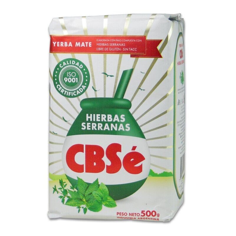 CBSe Mate Hierbas Serranas 500g. Mate-Tee mit Bergkräutern 500g CBSe Mate Hierbas Serranas 500g. Mate-Tee mit Bergkräutern 500g