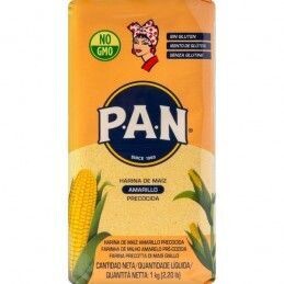 Harina Pan amarilla 1000g Vorgekochtes gelbes Maismehl Harina Pan amarilla 1000g Vorgekochtes gelbes Maismehl
