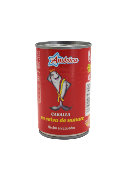 Sardina Caballa en salsa de tomate 155g AMERICA Fischfilete in Tomatensoße 156g
