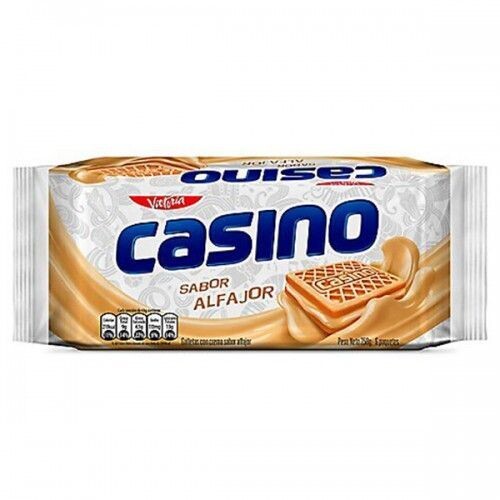 Paquete de 6 unid. Galletas Casino Alfajor 6 Pack Keks Vanille aus Peru Paquete de 6 unid. Galletas Casino Alfajor 6 Pack Keks Vanille aus Peru