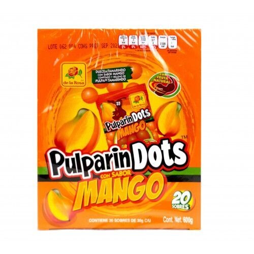 Pulparindots Mango Caja. - Box 600g