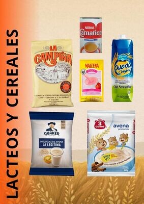 Lacteos y Cereales (Milchprodukte und Getreide)