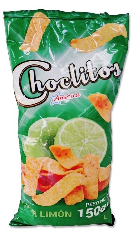 Choclitos Limon 150g Grande Maischips aus Kolumbien mit Limettengeschmack 150g - America