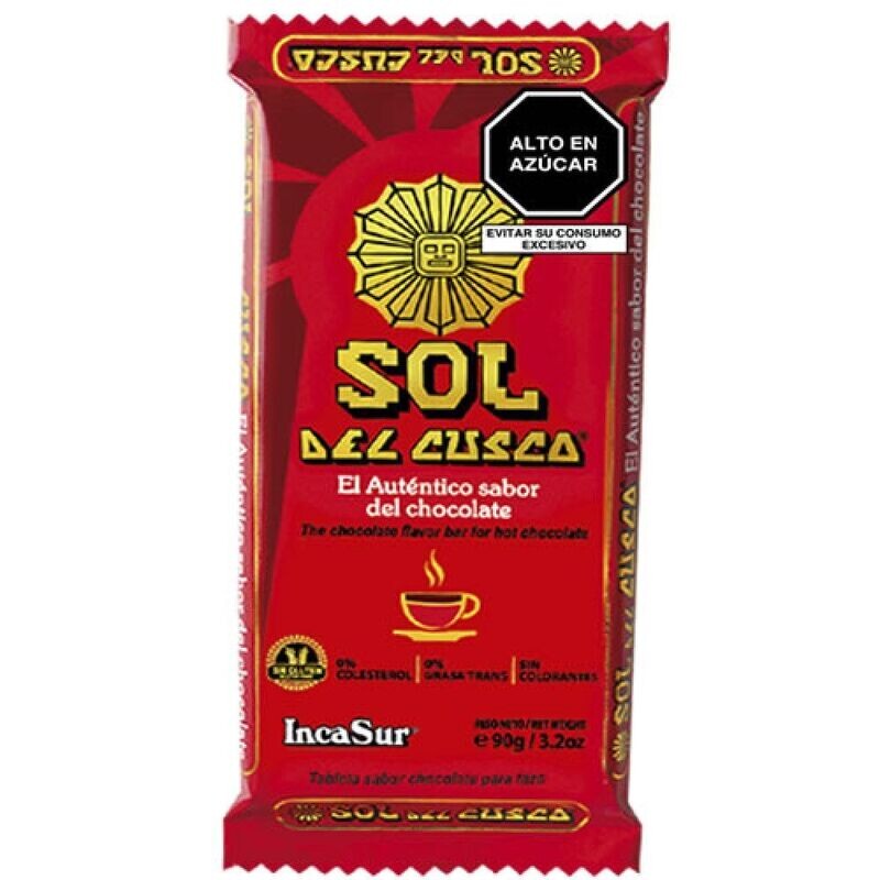 Chocolate SOL DEL CUSCO 90 g. Schokolade aus Peru Chocolate SOL DEL CUSCO 90 g. Schokolade aus Peru
