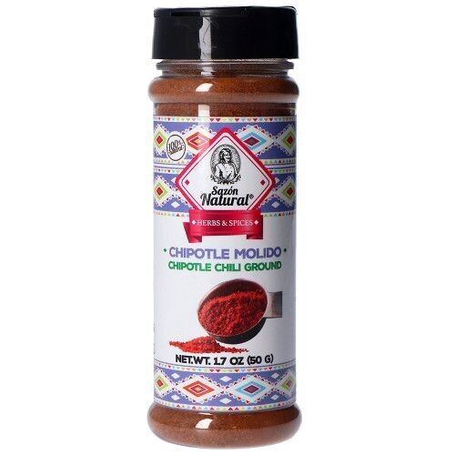 SAZON NATURAL CHIPOTLE CHILLI Molido 50G