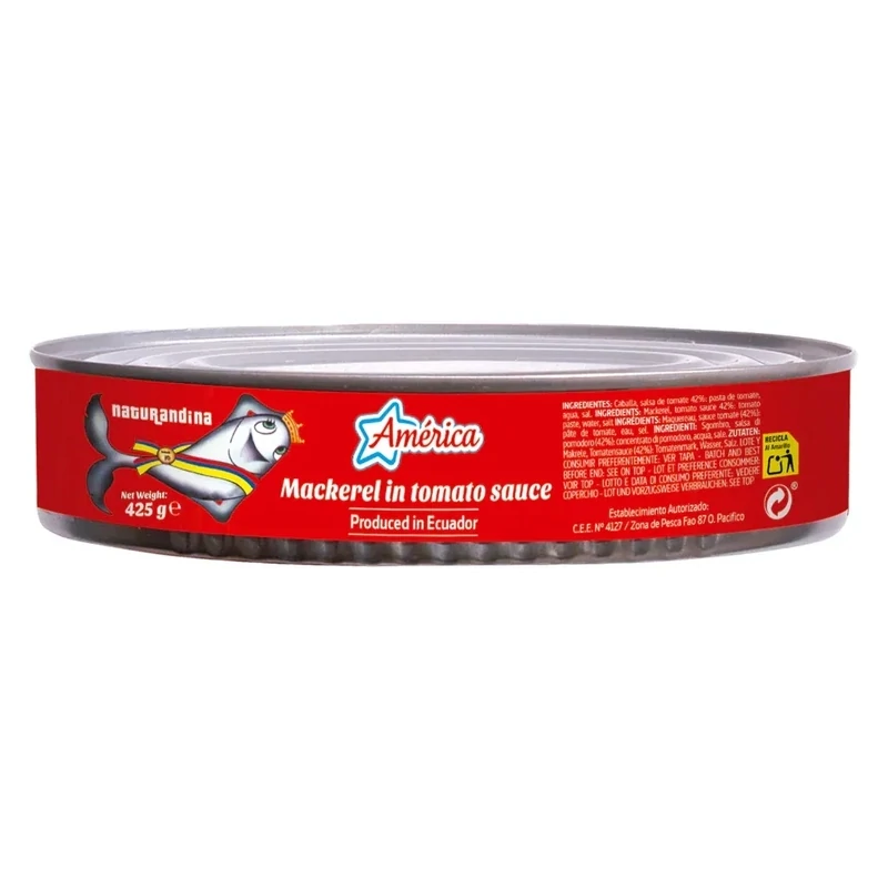 Sardina Caballa Oval en salsa de tomate 425g AMERICA Fischfilete in Tomatensoße 425g