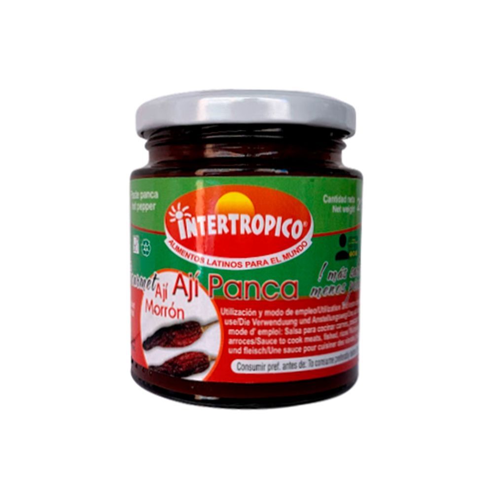Gourmet aji panca bote 212g peruanischer roter Chili 212g. nicht scharf INTERTROPICO