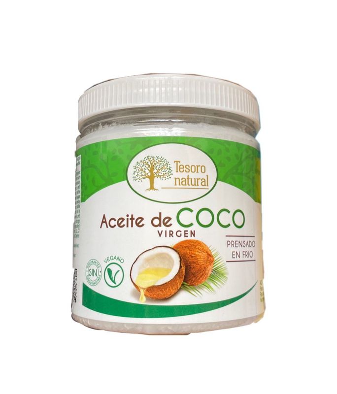 Aceite de coco virgen Tesoro natural 500ml Aceite de coco virgen Tesoro natural 500ml