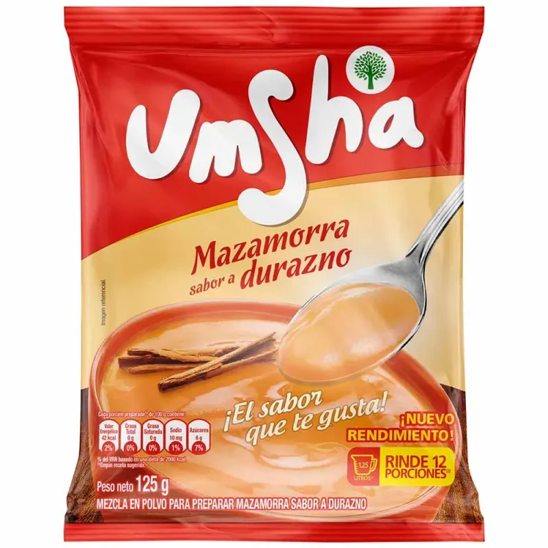 Mazamorra Durazno Mazamorra Durazno "UMSHA" 125 g. Pudding aus Pfirsich ANGEBOT 06/05/25