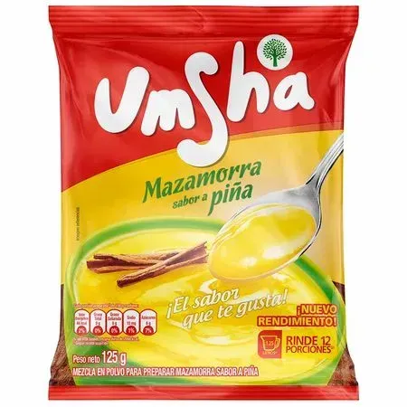 Mazamorra UMSHA de Piña-Tasche 125 g Pudding ANGEBOT 06/05/25 Mazamorra UMSHA de Piña-Tasche 125 g Pudding ANGEBOT 06/05/25