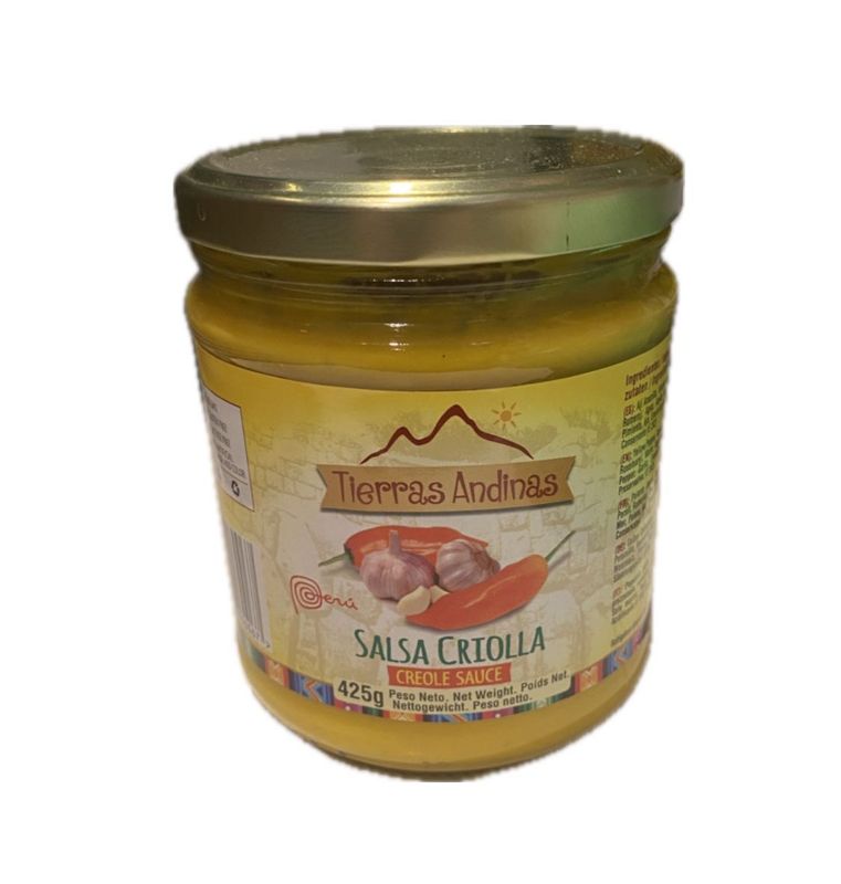 Tierras Andinas Salsa criolla 425g Tierras Andinas Salsa criolla 425g
