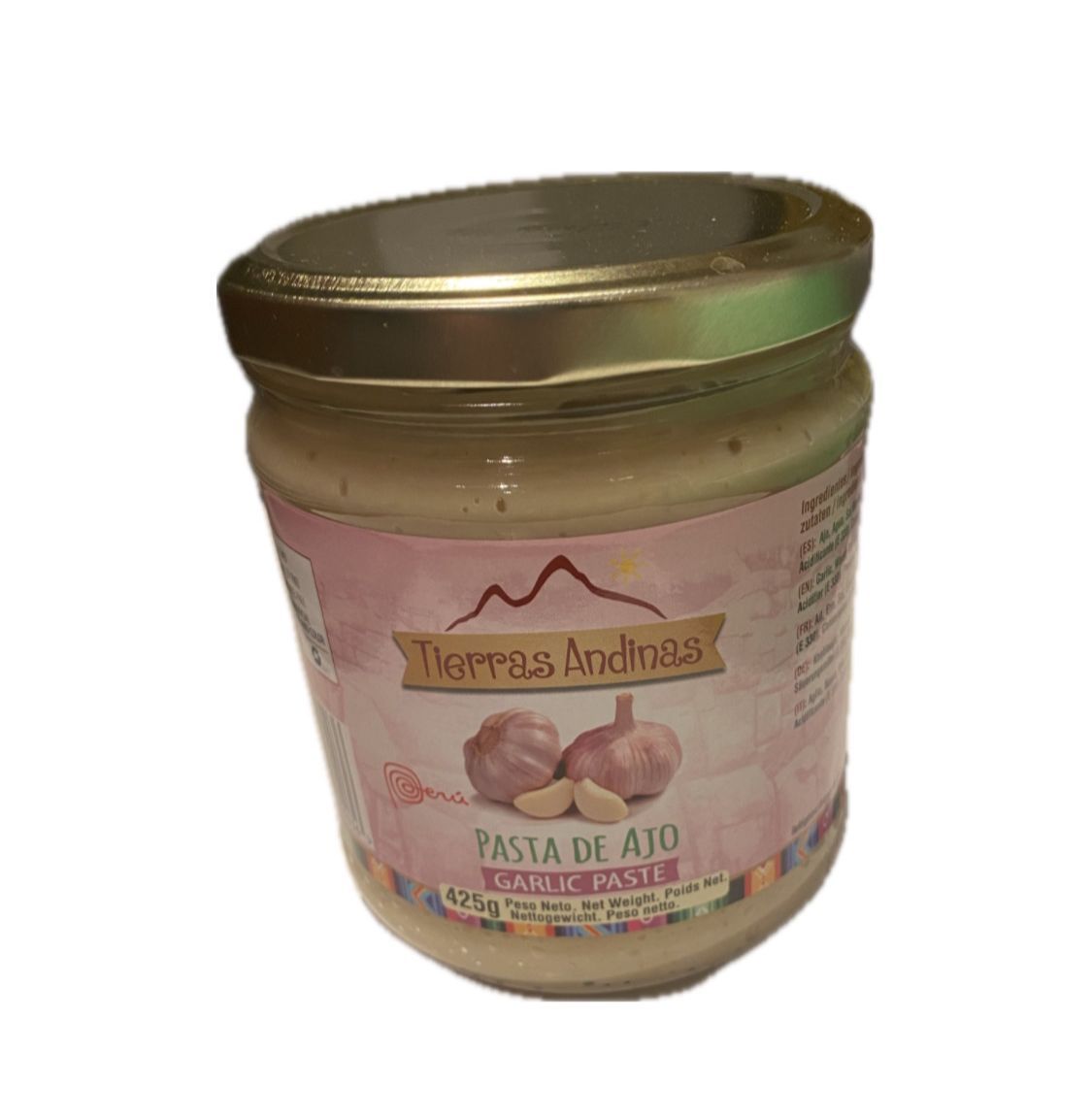 Tierras Andinas Pasta de Ajo 425g