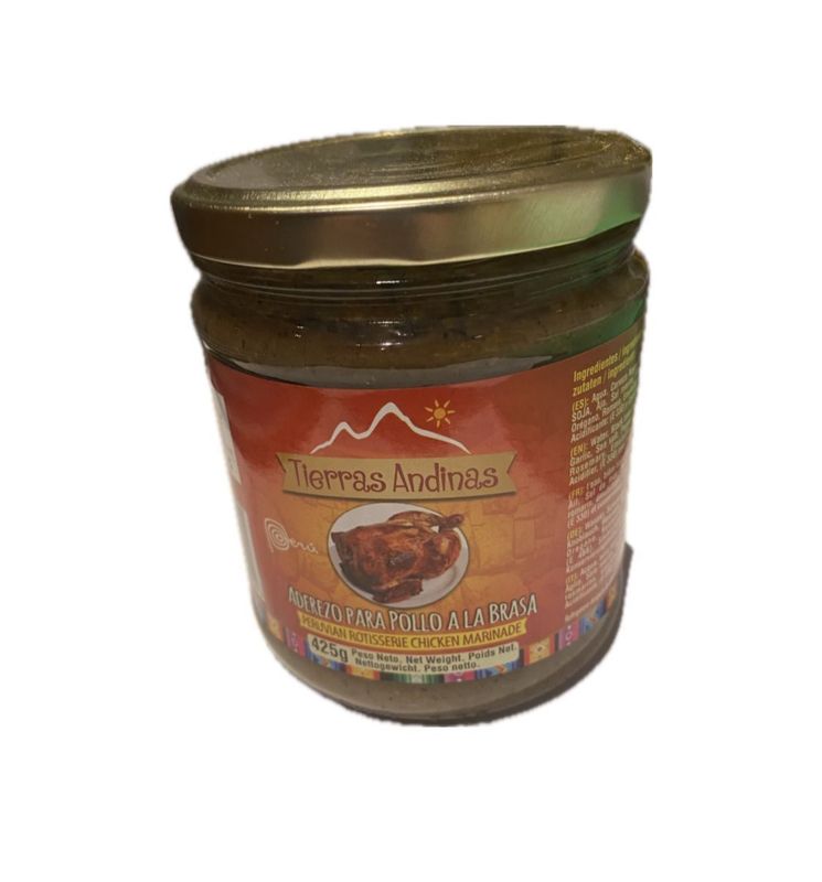 Tierras Andinas Aderezo para Pollo a la Brasa 425g Tierras Andinas Aderezo para Pollo a la Brasa 425g