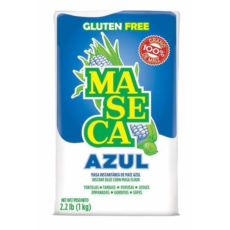 Harina de Maiz  Azul Nixtamalizado Maseca 1 kg Maismehl für Tortillas oder Tamales  1000g Hell Harina de Maiz  Azul Nixtamalizado Maseca 1 kg Maismehl für Tortillas oder Tamales  1000g Hell